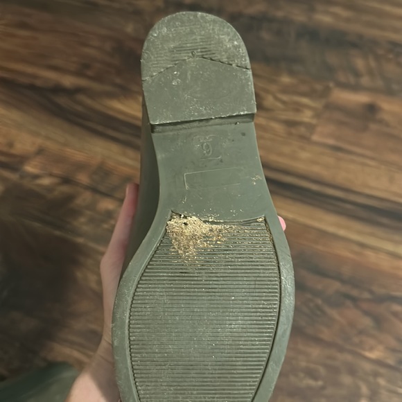 Dark Green Rain Booties - Picture 4 of 5